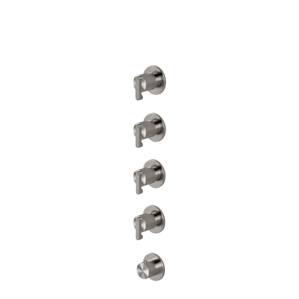 Thermostatic mixer with 3 manifolds