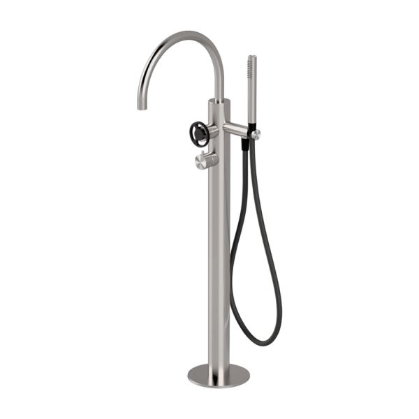 Free-standing bath mixer