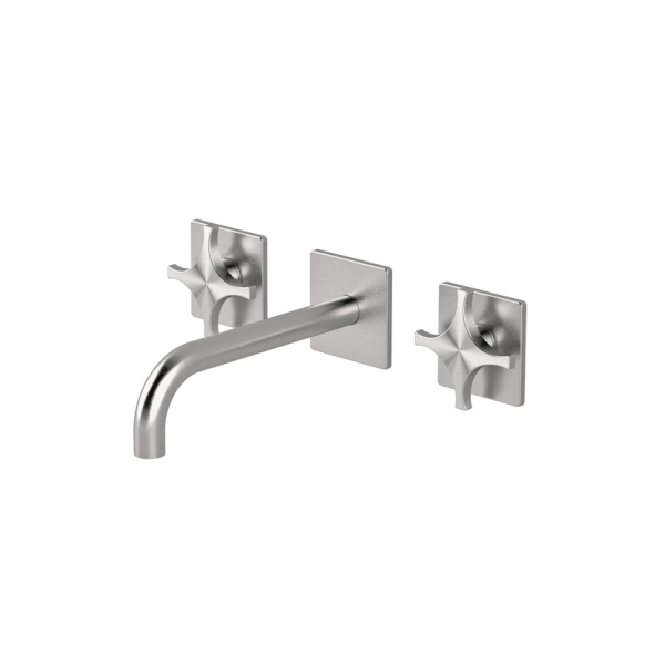 Wall-mounted basin tap