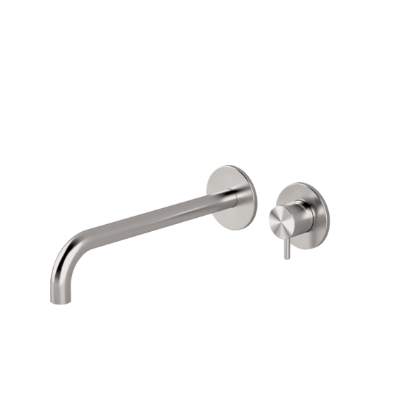 Wall-mounted basin mixer