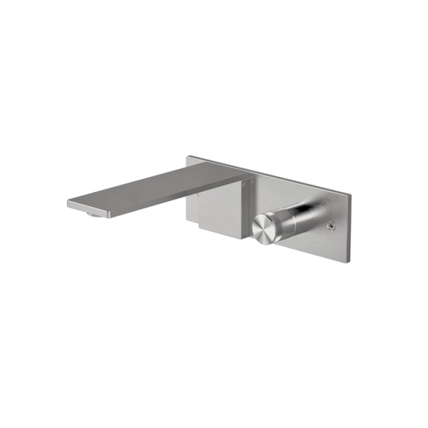 Wall-mounted basin mixer