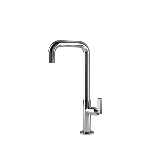 Basin mixer with high spout