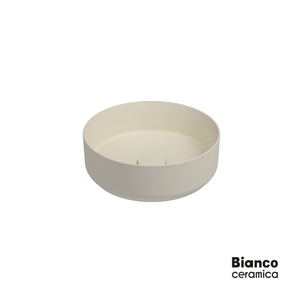 Νιπτήρας Πορσελάνης Φ36 Bianco Ceramica ivory Matt