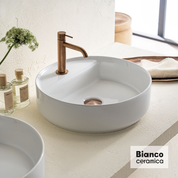 Νιπτήρας Πορσελάνης Φ42 Bianco Ceramica White