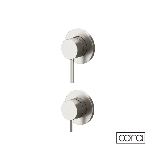 Μίκτης Εντοιχισμού 2-3 εξόδων COSMO CORA, Inox316 Brushed