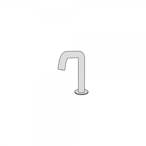 AK? DECK-MOUNTED Spout With SENSOR GUNMETAL