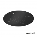 Κεφαλή Ντουζ Εντοιχισμού Οροφής Φ38 Almar PVD Black Brushed