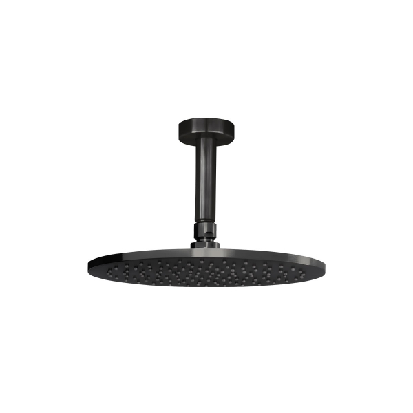 Shower Head Φ25cm With Ceiling Bracket ELLE316 LA TORRE, BlackBrushed PVD