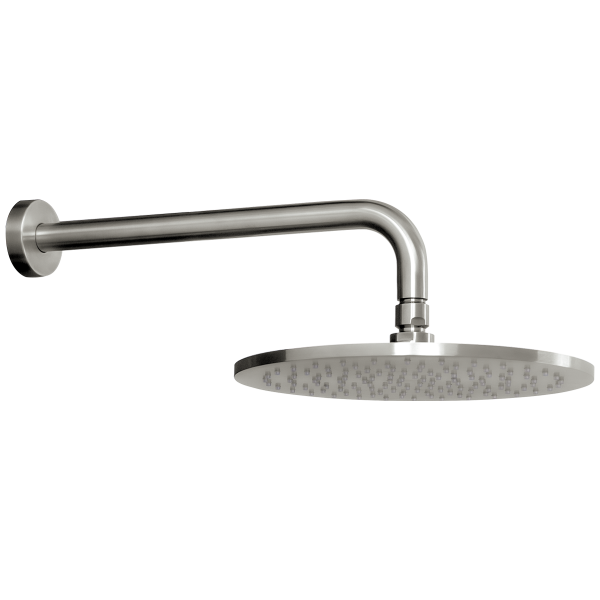 Shower Head Φ25cm, With Wall Bracket ELLE316 LA TORRE, Inox Brushed