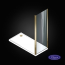 S.PANEL 80 (77-79) DEVON NOXX CLEAN-GLASS PVD INOX BRUSHED GOLD