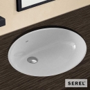 Porcelain Washbasin Undermount 58x43.5 SEREL White