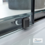 SLIDER 140 (137-139) DEVON NOXX CLEAN-GLASS PVD INOX BLACK BRUSHED