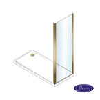 S.PANEL 80 (77-79) DEVON NOXX CLEAN-GLASS PVD INOX BRUSHED GOLD