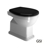 CLASSIC/54 White Glossy Υψηλής Πίεσης Κατωστόμια με κάλυμμα Soft Close Black, GSI
