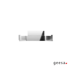CRAFT GEESA INOX Chrome Double Towel Hook