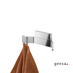 CRAFT GEESA INOX Chrome Double Towel Hook