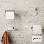 CRAFT GEESA INOX Chrome Double Towel Hook
