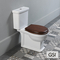 Close Coupled WC, Wall Outlet, CLASSIC With Standard Closure Cover MS87 Wood, GSI White