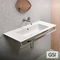 Porcelain Washbasin Pura 102x46 (1 Hole+2 pre-drilled Holes) GSI White