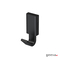 Άγκιστρο μπάνιου μονό Frame Geesa Black Matt