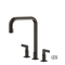 3-Hole Kitchen Sink Mixer Inciso Gessi Black metal Brushed PVD