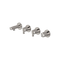 High flow rate horizontal thermostatic set