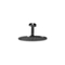 Βραχίονας Οροφής Στρογγυλός 10εκ., Eurorama Black Brushed