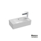 Porcelain Washbasin Tetra n 51x25, Bianco Ceramica White