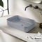 Porcelain Washbasin 50x36 Bianco Ceramica Stone Grey
