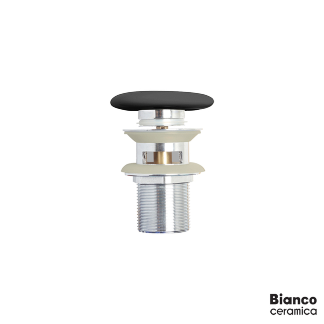 Pop-Up Waste Bianco Ceramica Anthracite Matt Sink Valve
