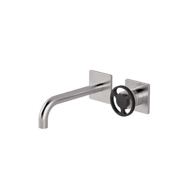 Wall-mounted basin mixer