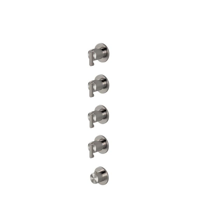 Thermostatic mixer with 3 manifolds