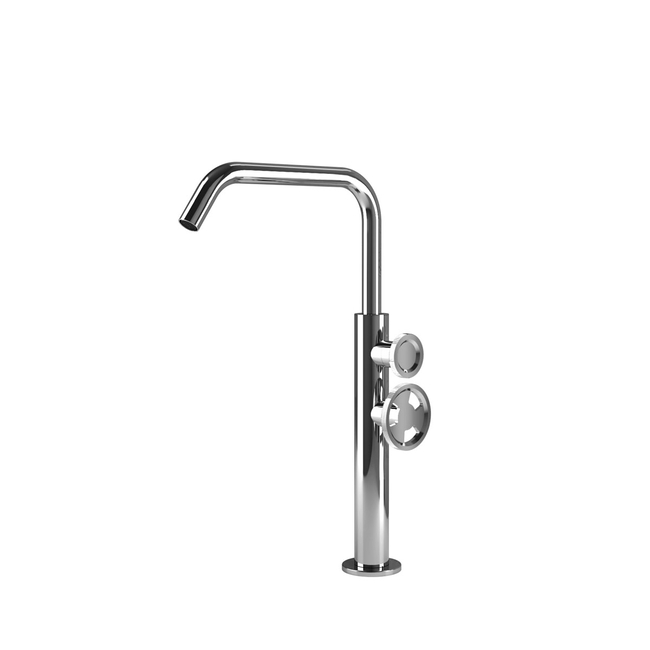 High basin tap