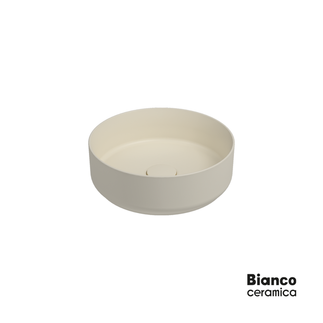 Νιπτήρας Πορσελάνης Φ36 Bianco Ceramica ivory Matt