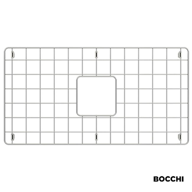 Σχάρα προστασίας πυθμένα νεροχύτη κουζίνας από πορσελάνη Bocchi, 69x36,5εκ.