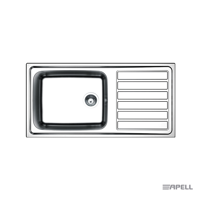ANNIVERSARIO APELL Stainless Steel Kitchen Sink 100 x 50  Inox 