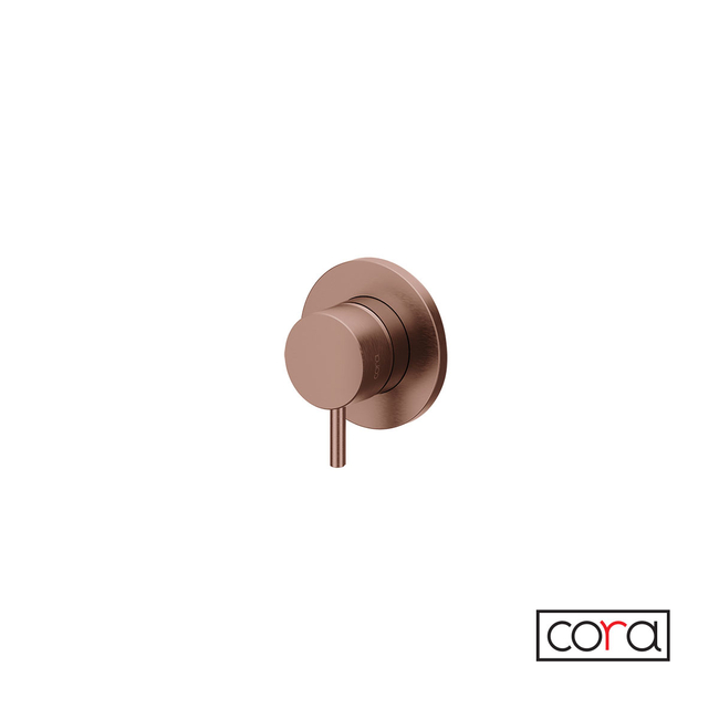 2 or 3 Way Diverter For Built-In Shower System, Cosmo PVD Rose Gold Brushed Inox