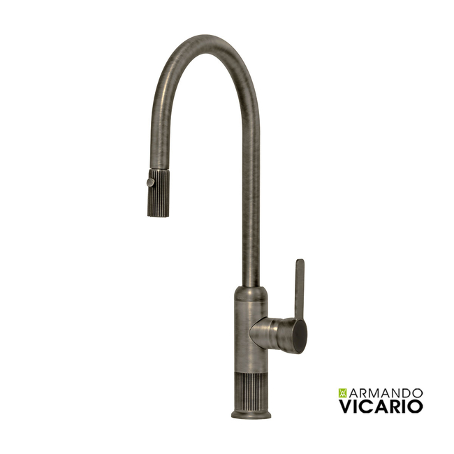 Lumiere Vicario Black Brushed Kitchen Sink Mixer