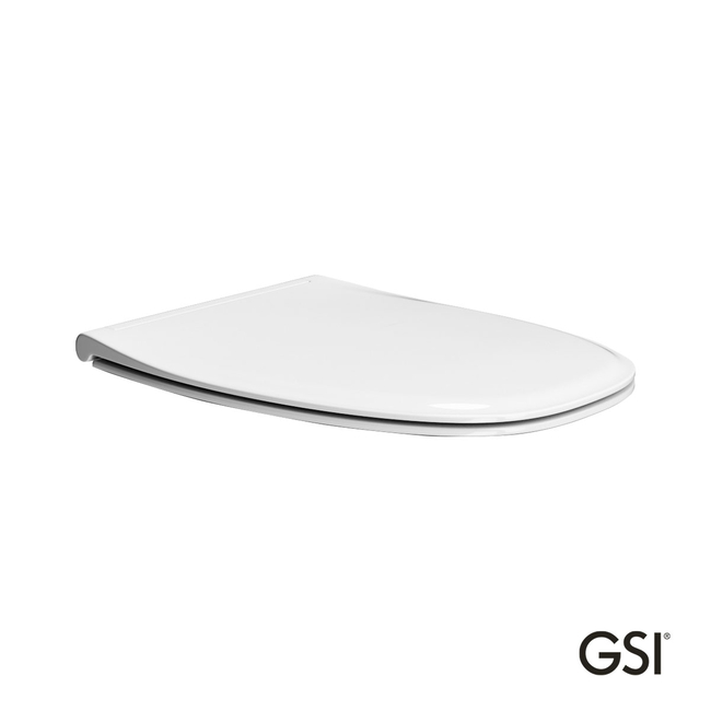 Modo WC Seat Cover, Super Slim Soft Close GSI White