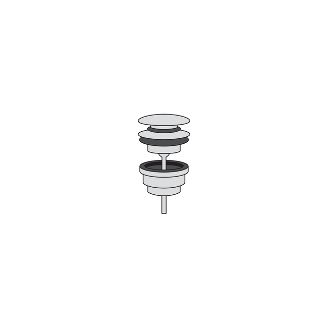  ΒΑΛΒΙΔΑ CLIC-CLAC POLISHED ROSEE' PVD
