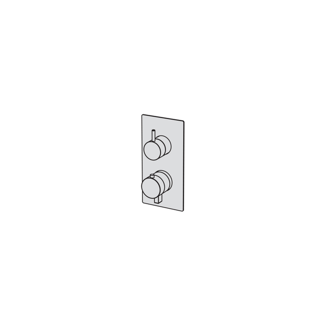 ΕΞΩΤΕΡΙΚΟ ΜΕΡΟΣ MULTIPLO MIKTH ΜΕ ΕΚΤΡΟΠΕΑ 2 ΕΞΟΔΩΝ SATIN BRASS