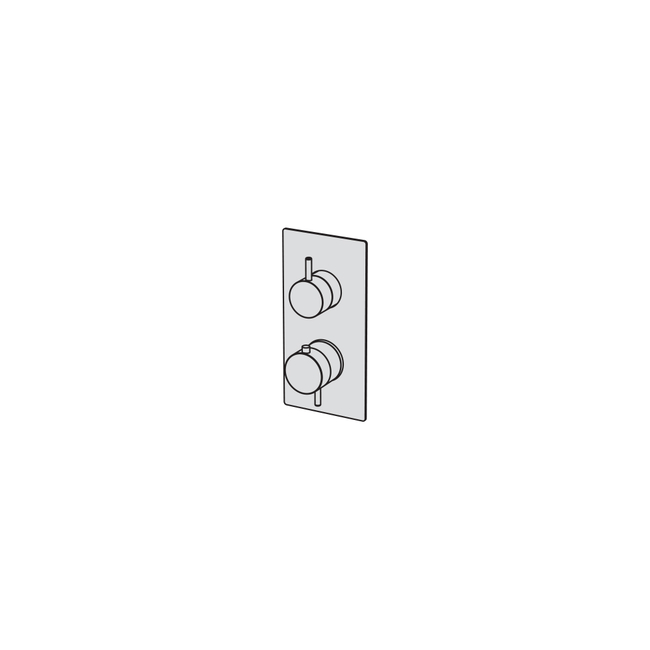  ΕΞΩΤΕΡΙΚΟ ΜΕΡΟΣ MULTIPLO MIKTH ΜΕ ΕΚΤΡΟΠΕΑ 2 ΕΞΟΔΩΝ SATIN BRASS