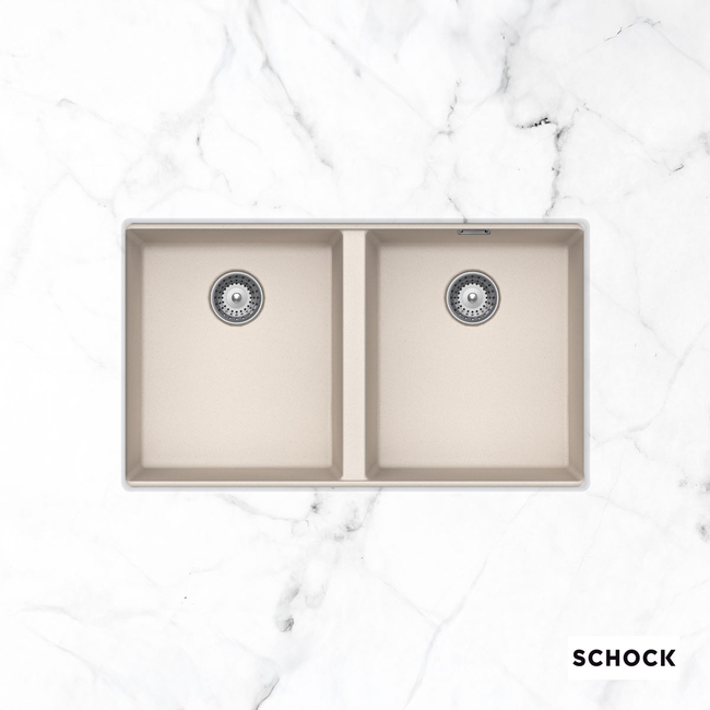 Νεροχύτης Κουζίνας Γρανίτη Manhattan Υποκαθήμενος 75x45,6 Schock Cristalite Everest Granite