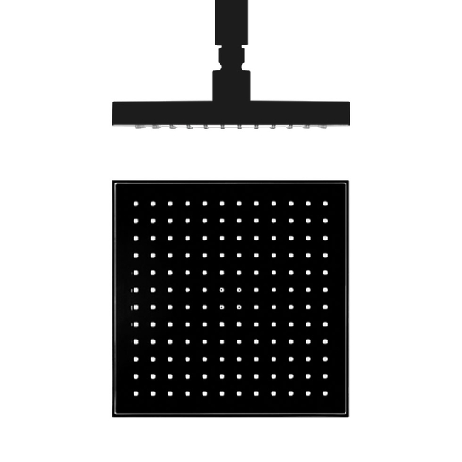 Κεφαλή Ντουζ Emotion 20x20, Almar Black Matt