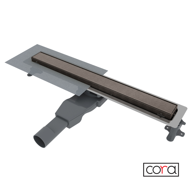 ΚΑΝΑΛΙ ΝΤΟΥΣ NEO 60cm CORA INOX PVD BLACK BRUSHED