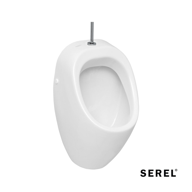 Oυρητήριο Orkide παροχή πάνω, χωρίς σιφών, SEREL White