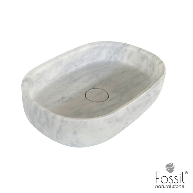 ΝΙΠΤΗΡΑΣ ΜΑΡΜΑΡΙΝΟΣ DUNE 55x38 H.14 FOSSIL CARRARA NUOVO